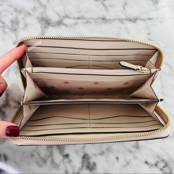 Kate Spade Triple Compartment Satchel Tote Crossbody & Large Continental Wallet - Picture 15 of 16